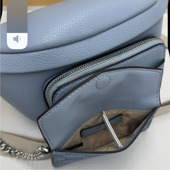 Michael Kors Maisie Large Pebbled Leather 2-in-1 Sling Pack Fanny Pack Waist Bag - Picture 7 of 16